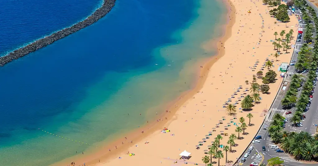 Playa de Las Teresitas in June