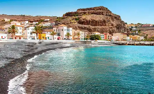 Playa Santiago - Tourist resort on La Gomera