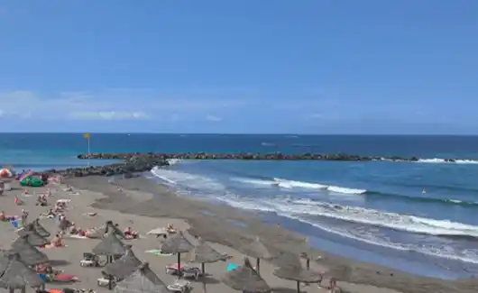 Playa de Las Americas is a tourist resort in Tenerife.