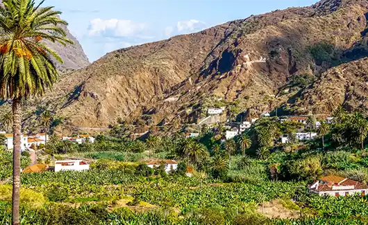 Valle Gran Rey - Tourist resort on La Gomera