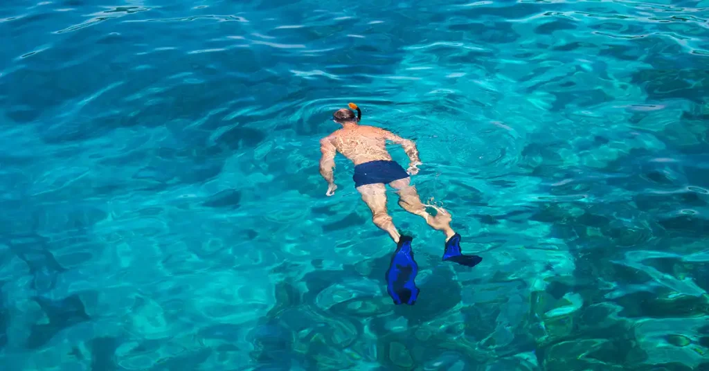 Snorkeling in the Canary Islands' natural pools